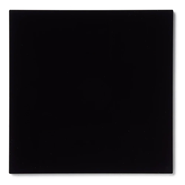 Black acrylic swatch