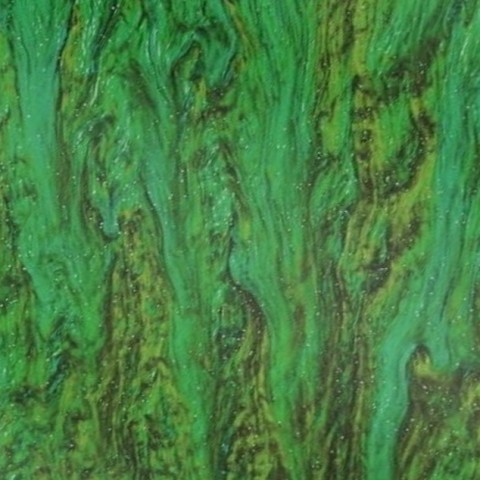 Pearl Cadmium acrylic swatch