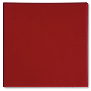 Red Transparent acrylic swatch