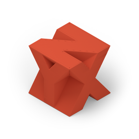 Muted Red filament swatch