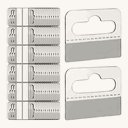 Hang tags, Clear plastic hang tab, slot hole